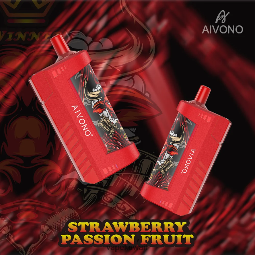 Aivono AIM WINNER 5000 فاكهة الفراولة - 66DF60130 Vape الكويت