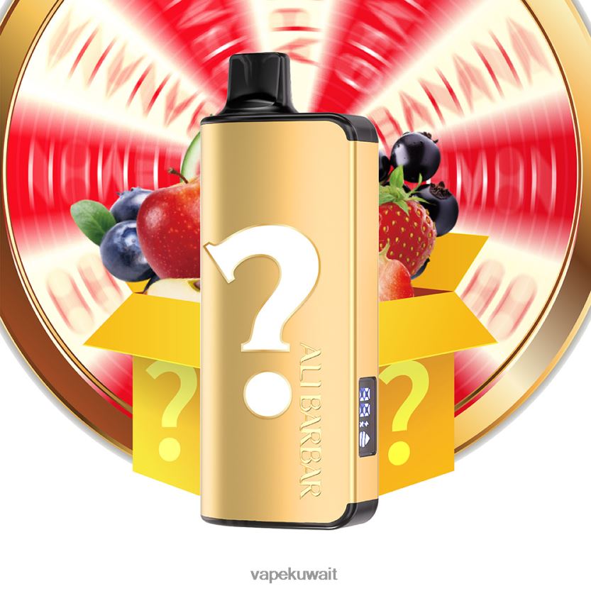 Alibarbar Ingot 9000 سيجارة يمكن التخلص منها الروليت نكهة PRH2FR19 Vape Pod System