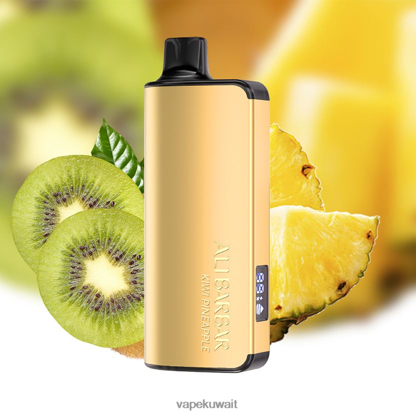 Alibarbar Ingot 9000 سيجارة يمكن التخلص منها كيوي أناناس PRH2FR21 Vape Kuwait
