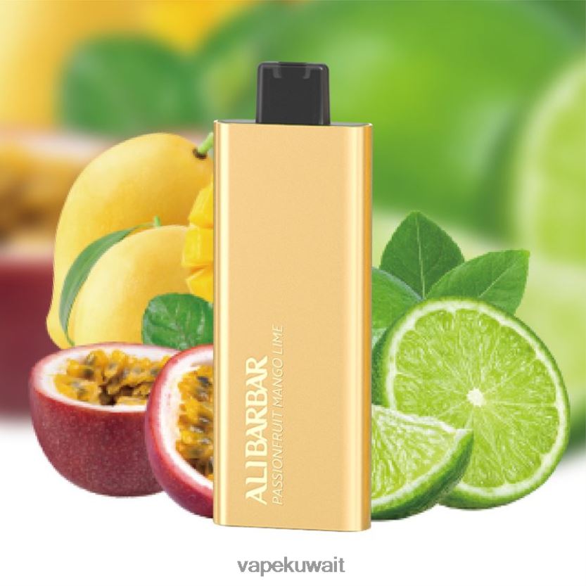 Alibarbar Pandora 7000 سيجارة يمكن التخلص منها باشن فروت مانجو ليمون PRH2FR58 Vape KW