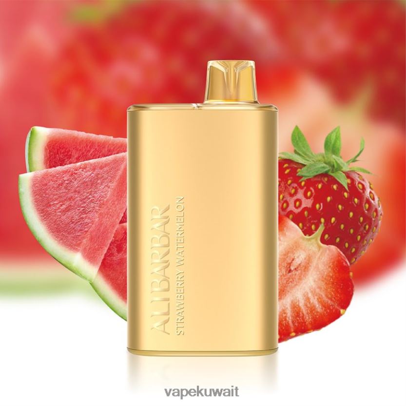 Alibarbar Rich 8000 سيجارة يمكن التخلص منها الفراولة والبطيخ PRH2FR13 Vape KW