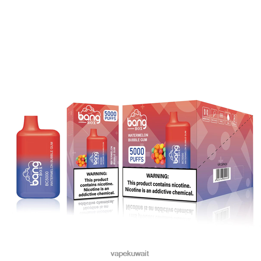 Vape KW F2PZLD87 - Bang Box قبل الميلاد5000 يمكن التخلص منه