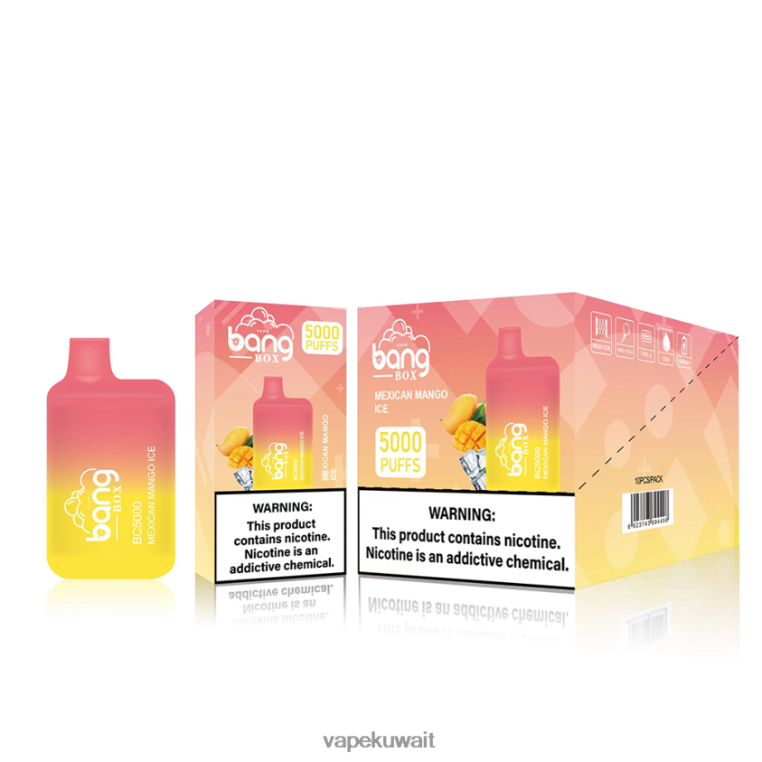 Vape KW F2PZLD87 - Bang Box قبل الميلاد5000 يمكن التخلص منه