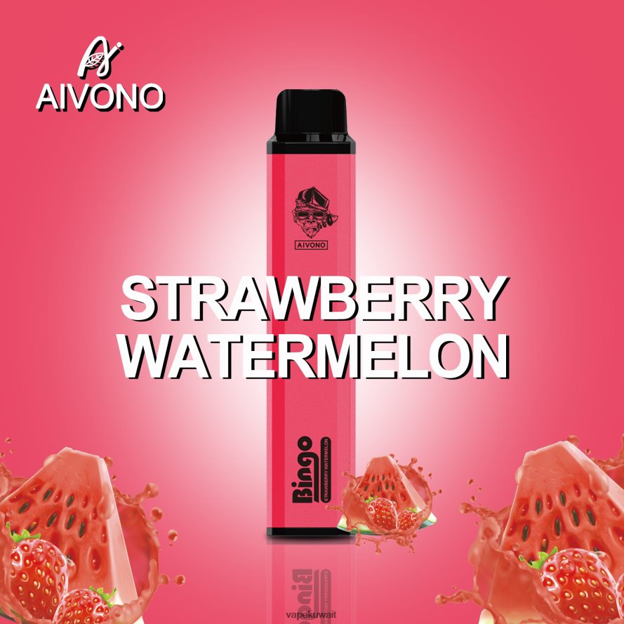 Aivono AIM BINGO 4000 الفراولة والبطيخ - 66DF60133 Vape Kuwait