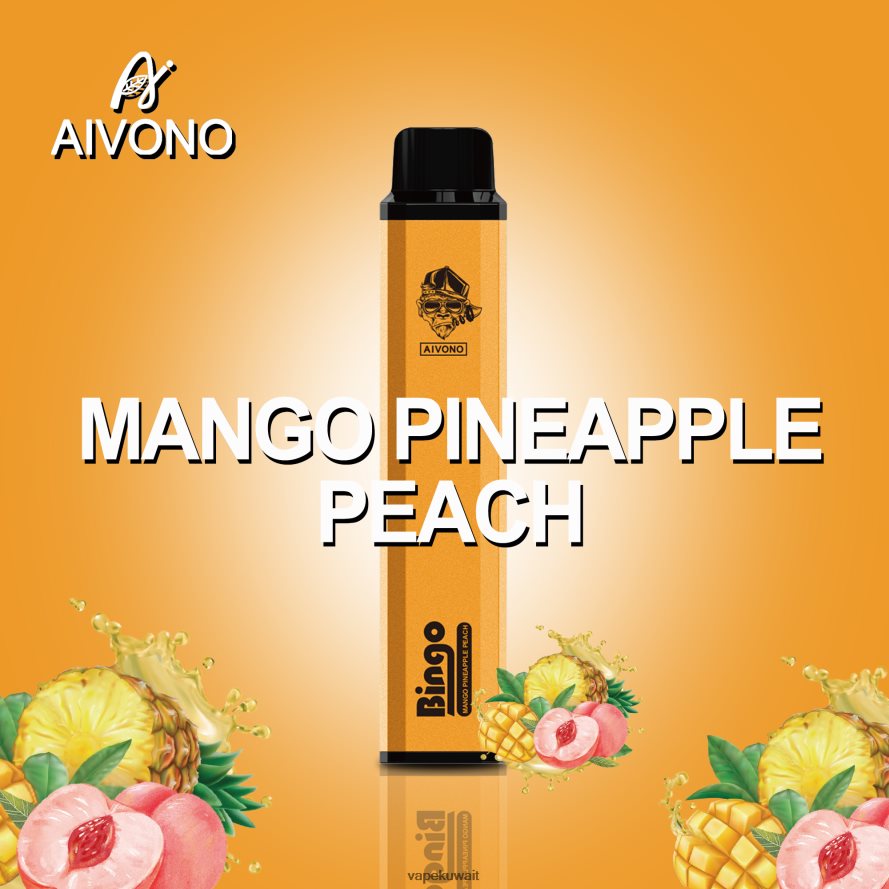 Aivono AIM BINGO 4000 مانجو اناناس خوخ - 66DF60136 Vape الكويت