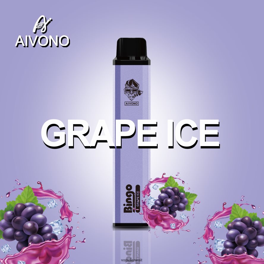 Aivono AIM BINGO 4000 جليد العنب - 66DF60142 Vape الكويت