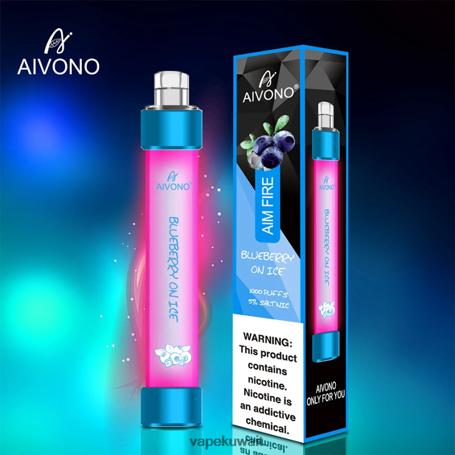 Aivono AIM FIRE 1000 توت على الجليد - 66DF60326 Vape الكويت