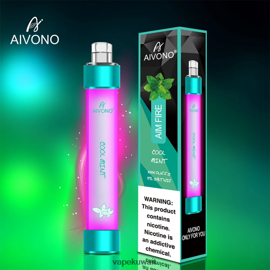 Aivono AIM FIRE 1000 نعناع بارد - 66DF60328 Vape الكويت