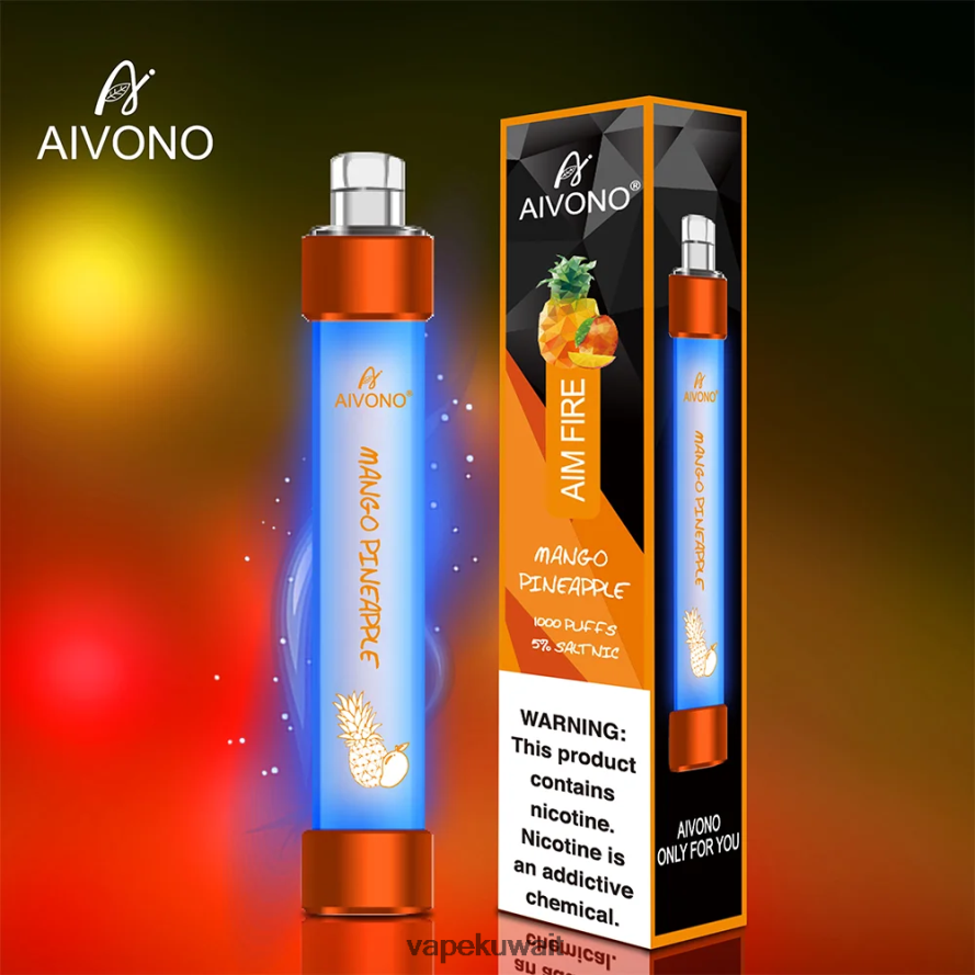 Aivono AIM FIRE 1000 مانجو اناناس - 66DF60331 Vape Kuwait