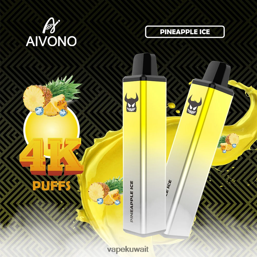 Aivono AIM FREAK 4000 ثلج الأناناس - 66DF60255 Vape Kuwait