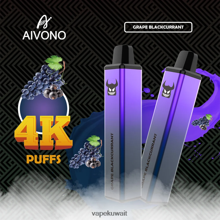 Aivono AIM FREAK 4000 العنب عنب الثعلب - 66DF60259 Vape Kuwait