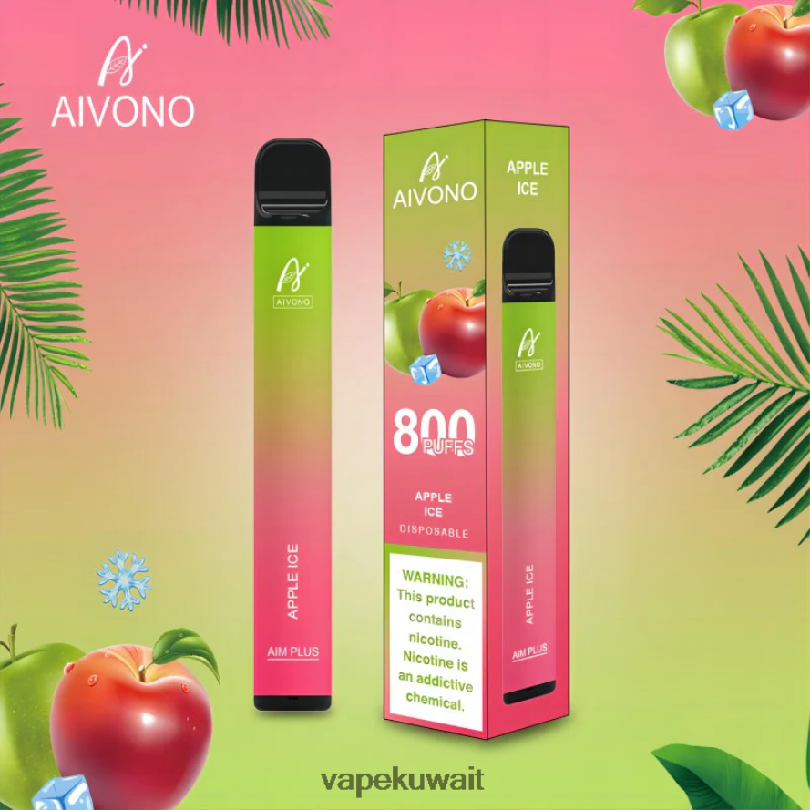 Aivono AIM PLUS 800 ثلج التفاح - 66DF60170 Vape الكويت