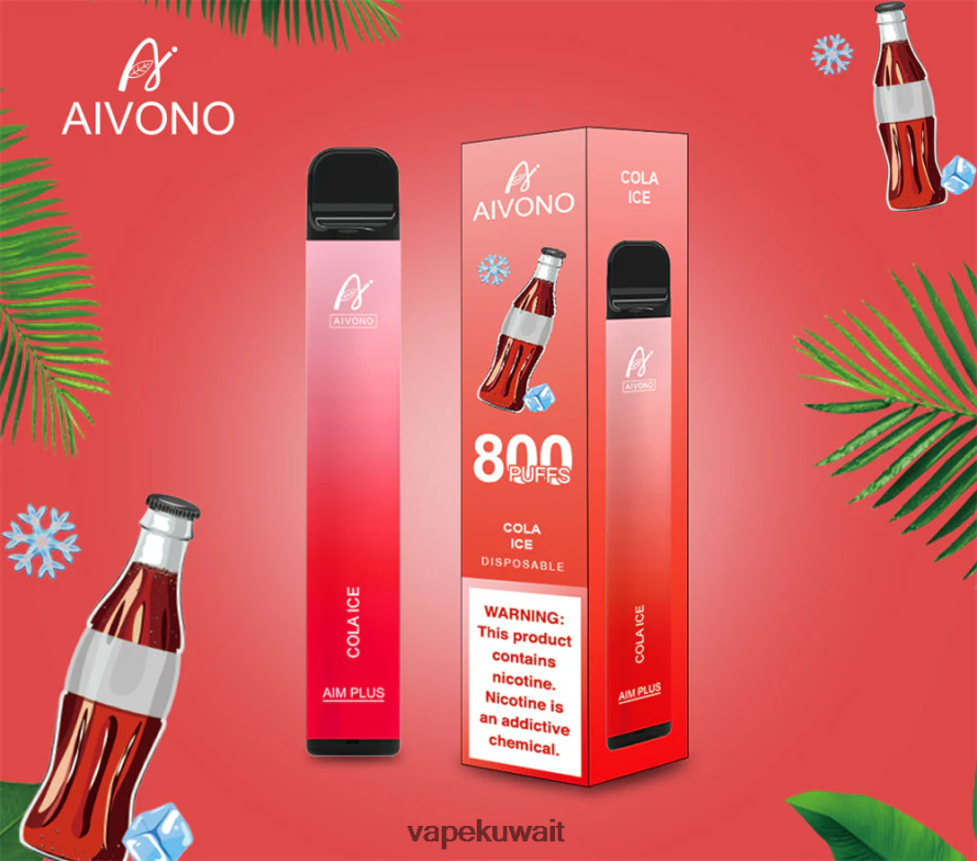 Aivono AIM PLUS 800 جليد الكولا - 66DF60176 Vape الكويت