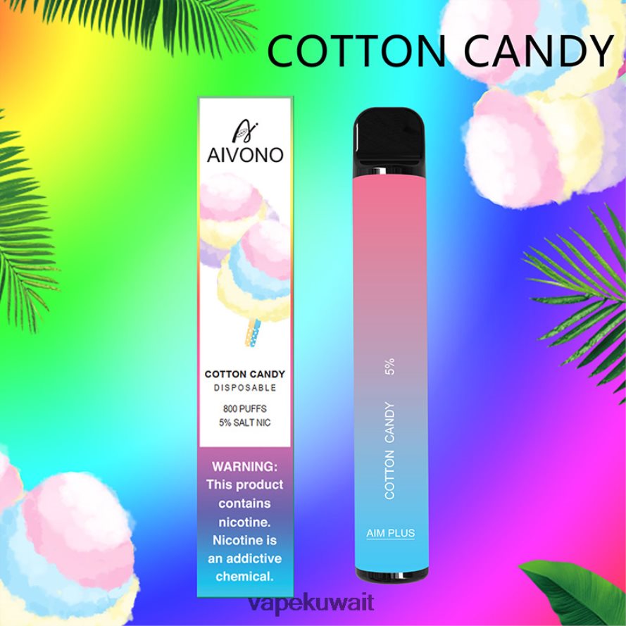Aivono AIM PLUS 800 حلوى القطن - 66DF60178 Vape الكويت