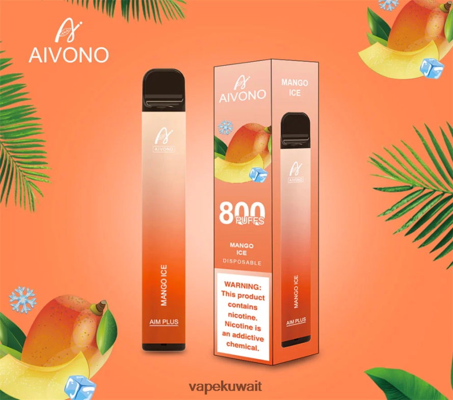 Aivono AIM PLUS 800 جليد المانجو - 66DF60184 Vape الكويت