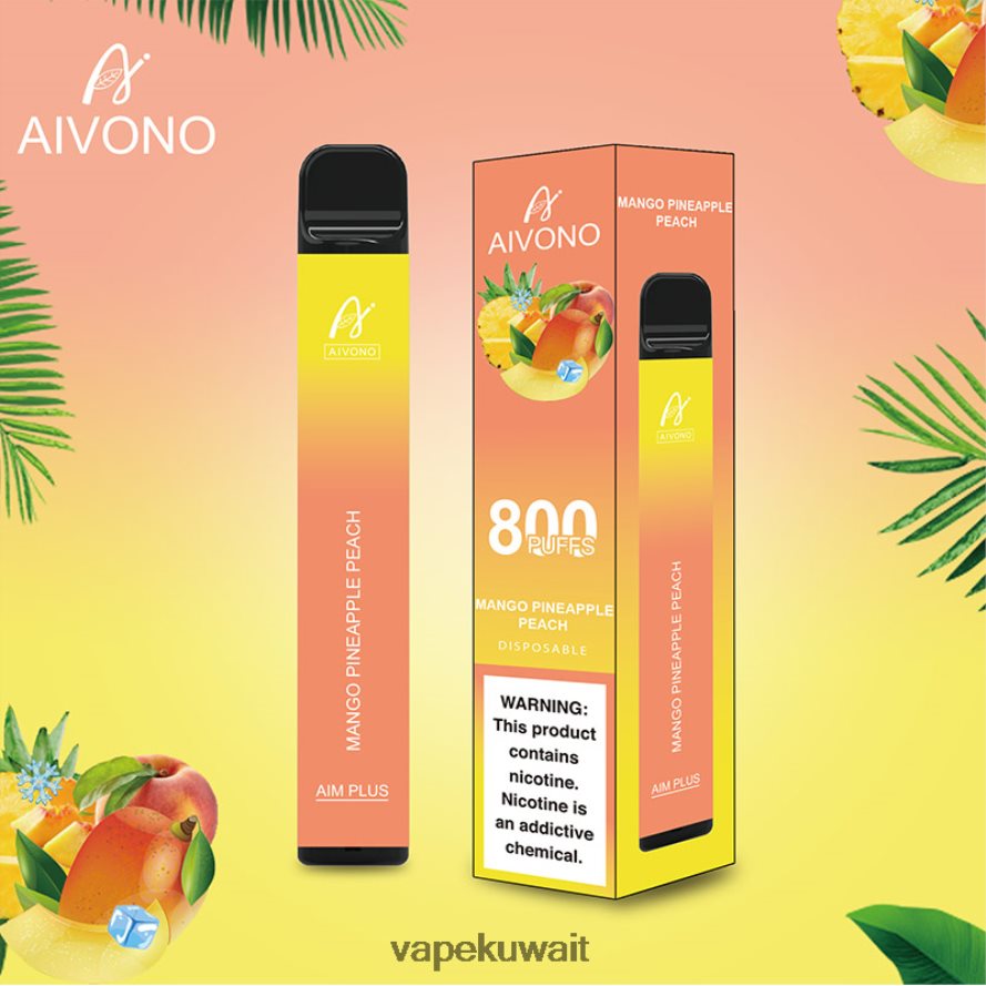 Aivono AIM PLUS 800 مانجو اناناس خوخ - 66DF60186 Vape الكويت