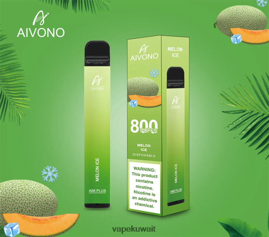 Aivono AIM PLUS 800 جليد البطيخ - 66DF60187 Vape Kuwait