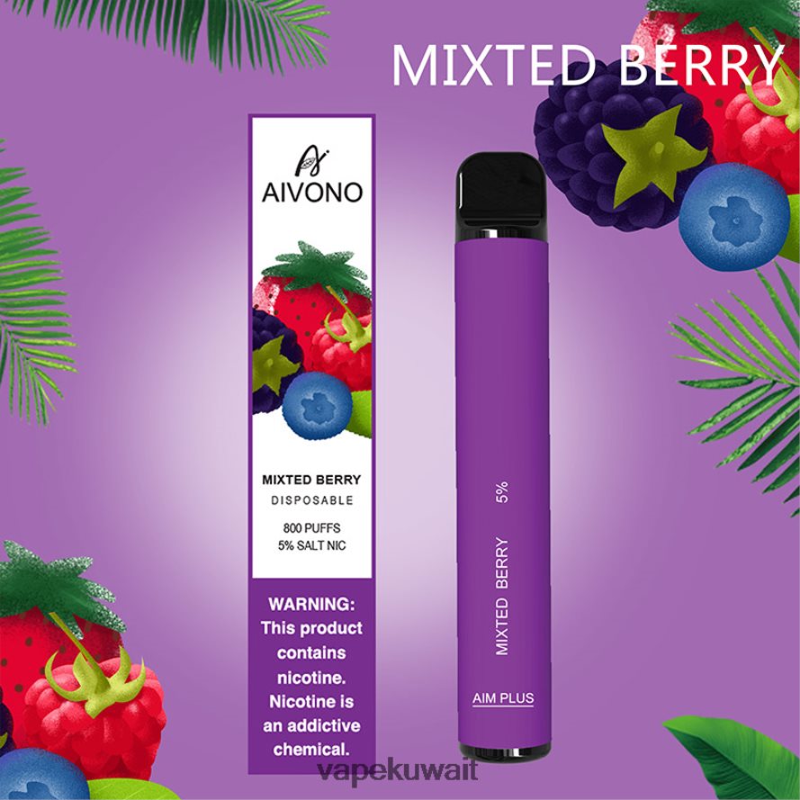 Aivono AIM PLUS 800 التوت المختلط - 66DF60188 Vape الكويت