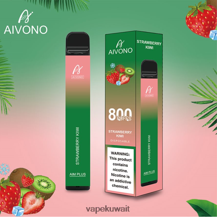 Aivono AIM PLUS 800 كيوي فراولة - 66DF60194 Vape الكويت
