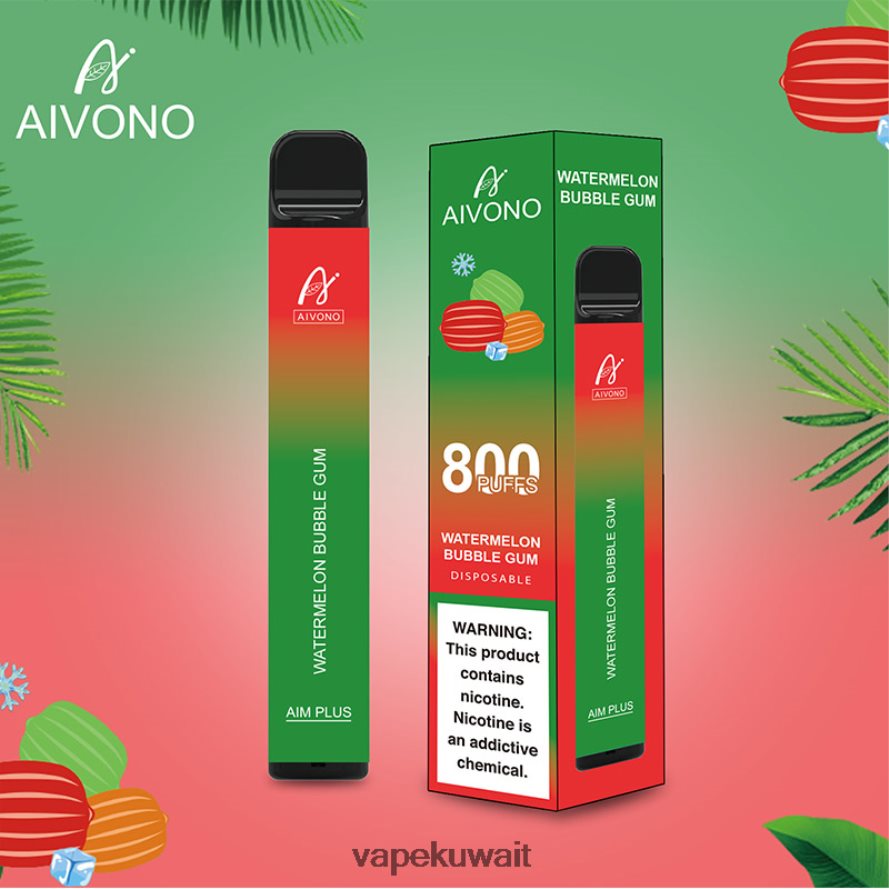 Aivono AIM PLUS 800 علكة البطيخ - 66DF60198 Vape الكويت