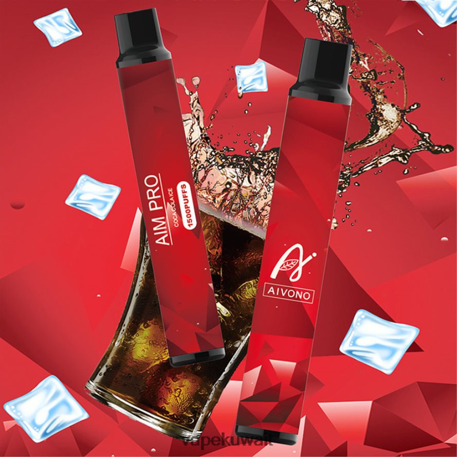 Aivono AIM PRO 1500 كوكا كولا الجليد - 66DF60167 Vape Kuwait