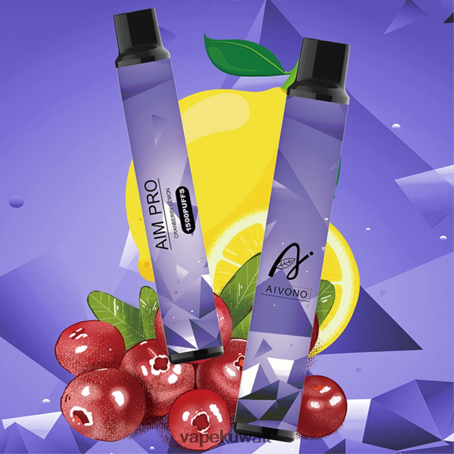 Aivono AIM PRO 1500 ليمون التوت البري - 66DF60168 Vape الكويت