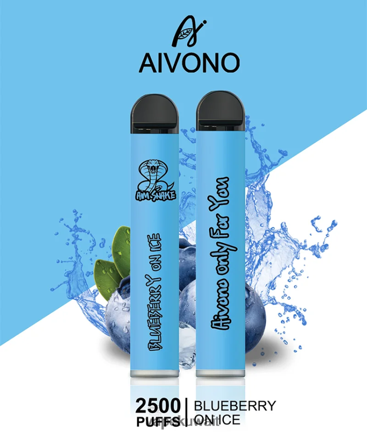 Aivono AIM SNAKE 2500 توت على الجليد - 66DF60299 Vape Kuwait