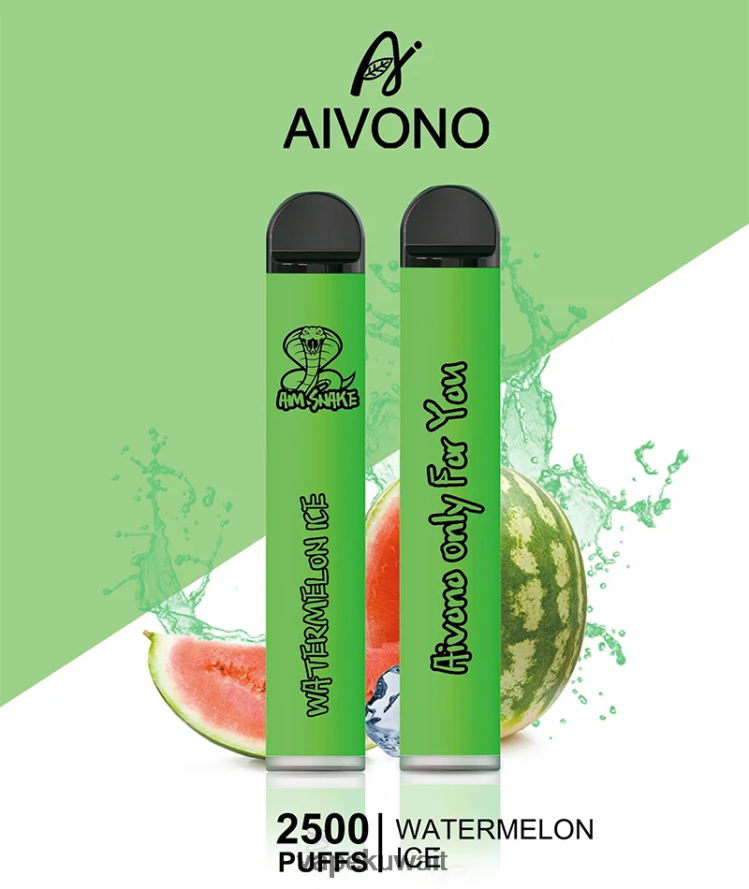 Aivono AIM SNAKE 2500 ثلج البطيخ - 66DF60321 Vape Kuwait