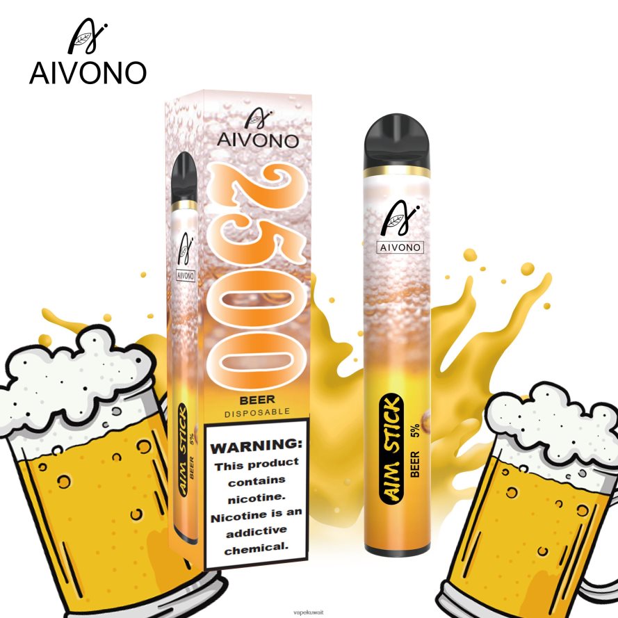 Aivono AIM STICK 2500 جعة - 66DF60148 Vape الكويت