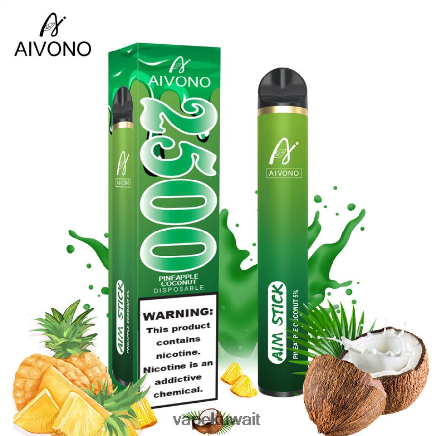 Aivono AIM STICK 2500 جوز الهند الأناناس - 66DF60153 Vape Kuwait