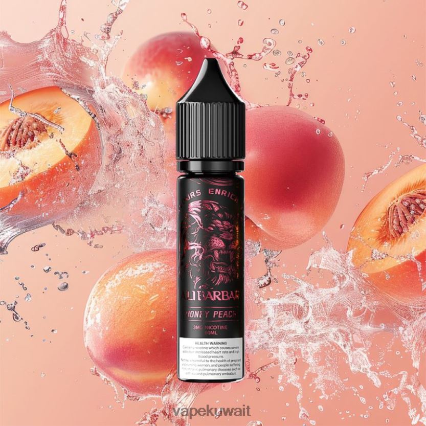 Alibarbar الشيشة الجزع عسل الخوخ PRH2FR106 Vape Kuwait