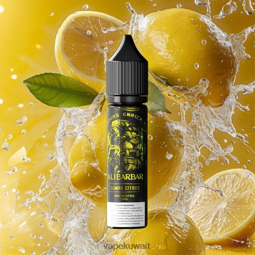Alibarbar الشيشة الجزع الحمضيات الليمون PRH2FR108 Vape KW