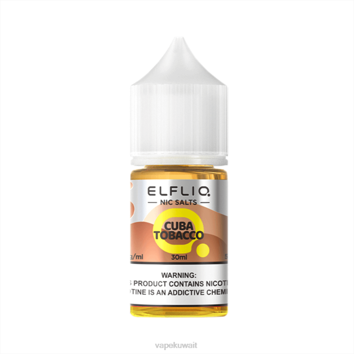 ELFBAR ELFLIQ Nic Salt 30ml كوبا التبغ PZ4Z16