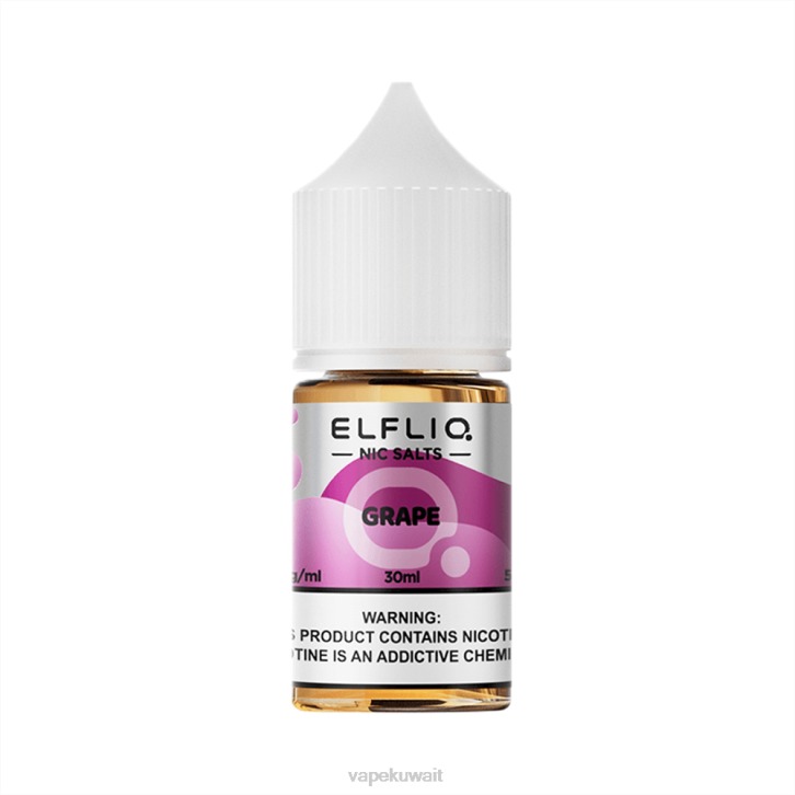 ELFBAR ELFLIQ Nic Salt 30ml العنب PZ4Z19