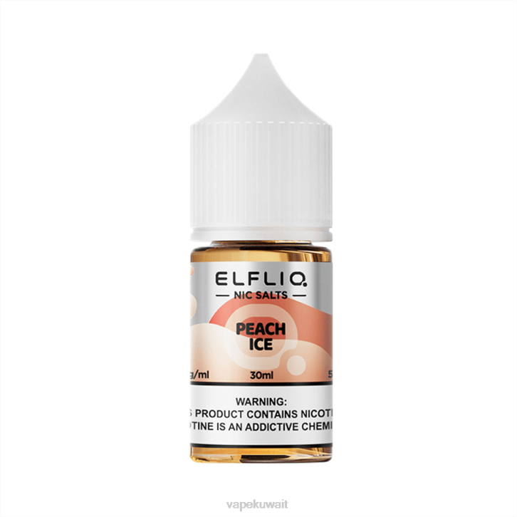 ELFBAR ELFLIQ Nic Salt 30ml الجليد الخوخ PZ4Z22