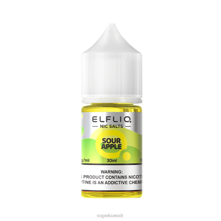 ELFBAR ELFLIQ Nic Salt 30ml التفاح الحامض PZ4Z28