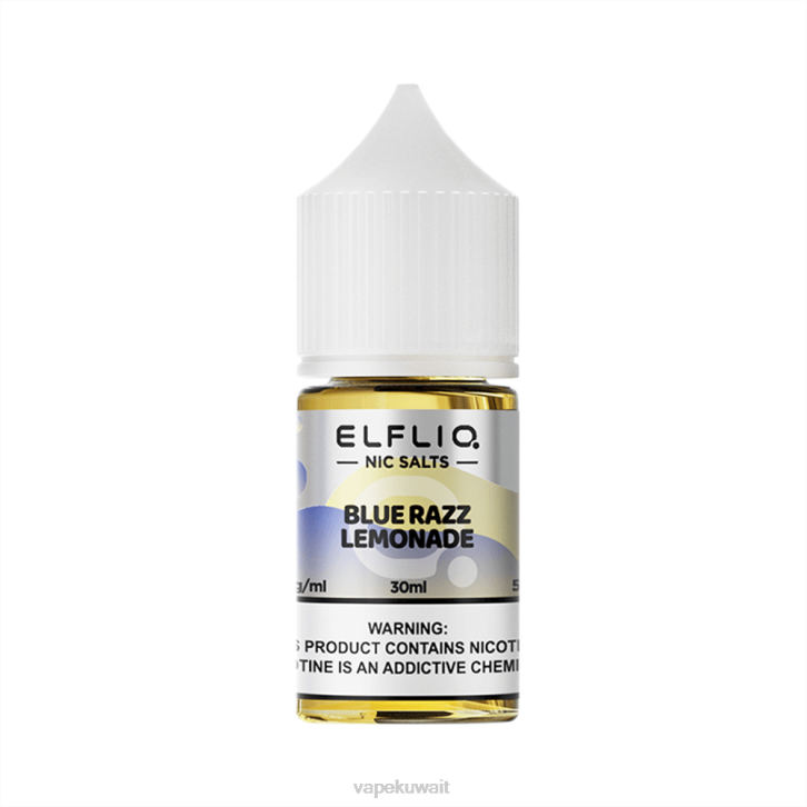 ELFBAR ELFLIQ Nic Salt 30ml الليمون الأزرق Razz PZ4Z10