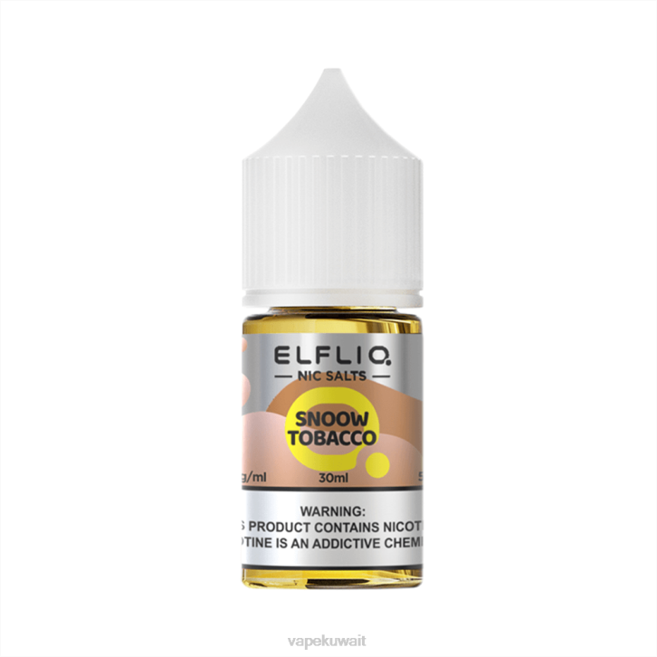ELFBAR ELFLIQ Nic Salt 30ml Snoow التبغ PZ4Z27
