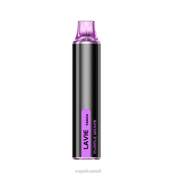 N8RV135 Vape Kuwait - العنب الأرجواني LAVIE Torch 6000 نفث