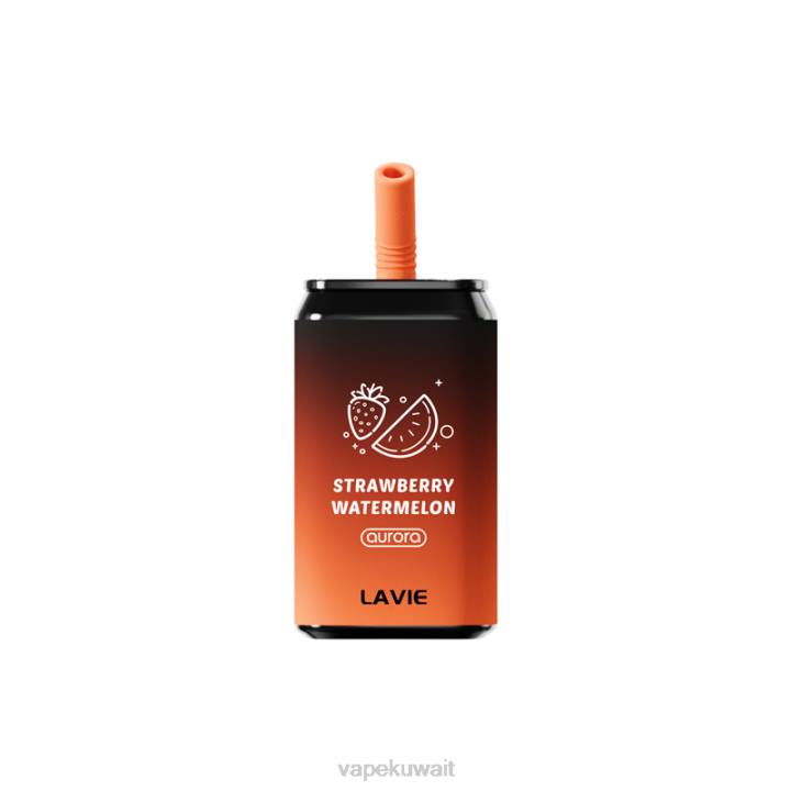 N8RV146 Vape الكويت - الفراولة والبطيخ LAVIE Aurora 11000 نفث