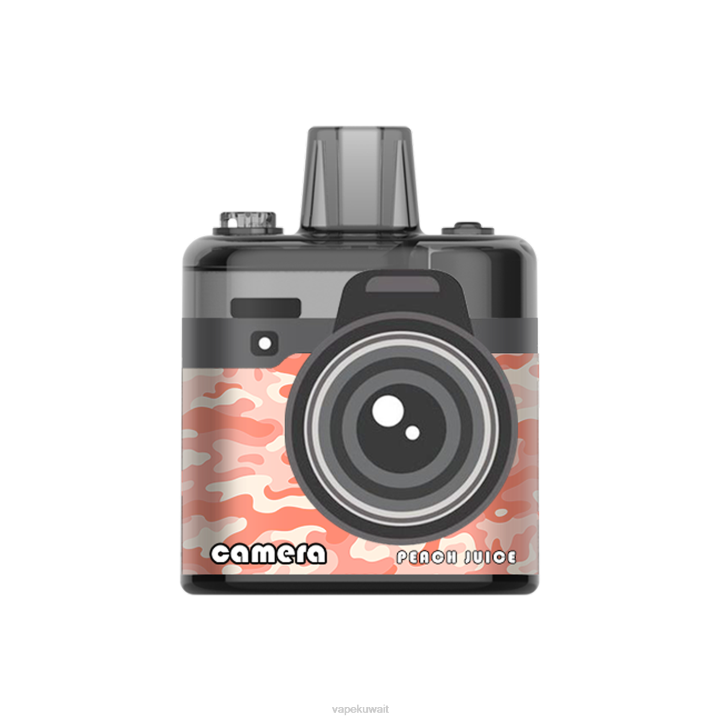 N8RV174 Vape الكويت - عصير الخوخ LAVIE Camera 8000 نفث