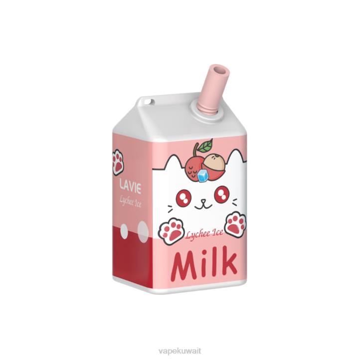 N8RV183 Vape Kuwait - ثلج ليتشي LAVIE MILK 7000 نفث