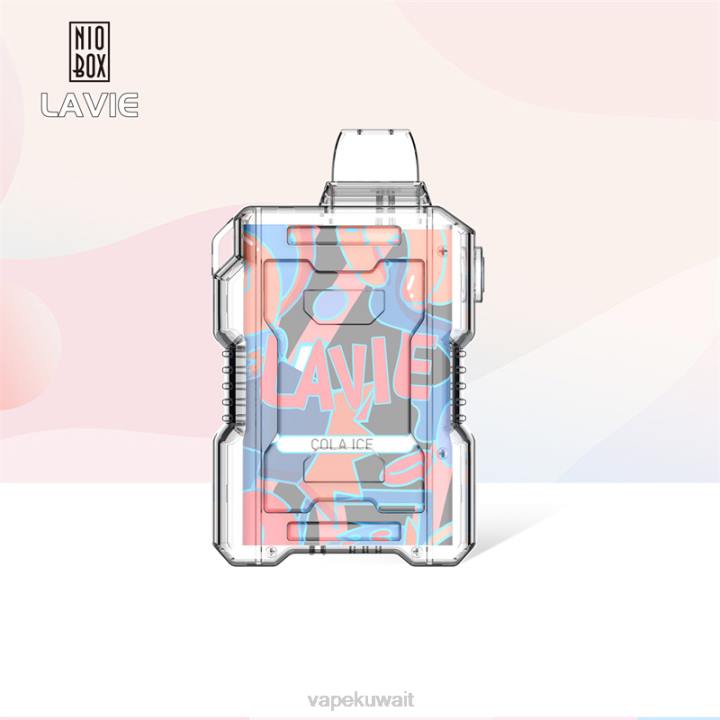 N8RV187 Vape Kuwait - جليد الكولا LAVIE NIO BOX 9000 نفث