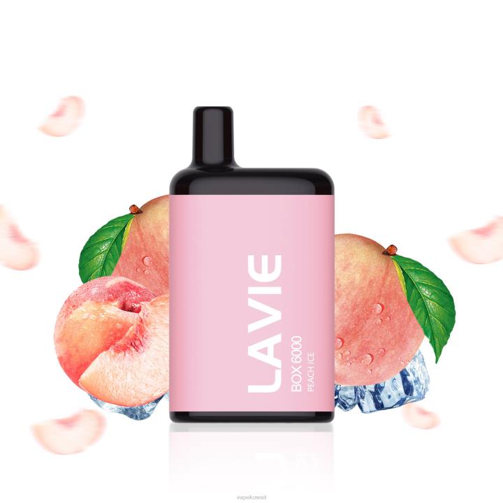 N8RV200 Vape الكويت - جليد الخوخ LAVIE BOX 6000 نفث