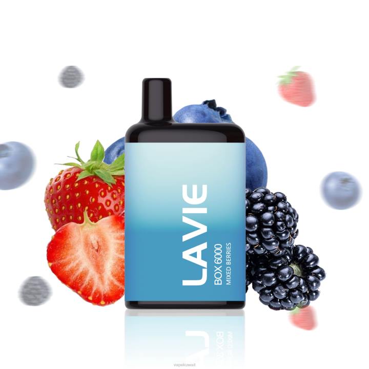 N8RV203 Vape Kuwait - التوت المختلط LAVIE BOX 6000 نفث