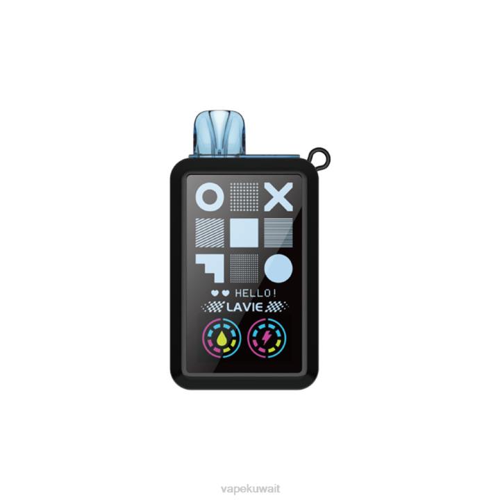 N8RV26 Vape الكويت - فراولة، بطيخ، توت أسود، كرز، ثلج LAVIE Cyber 20000 نفخة