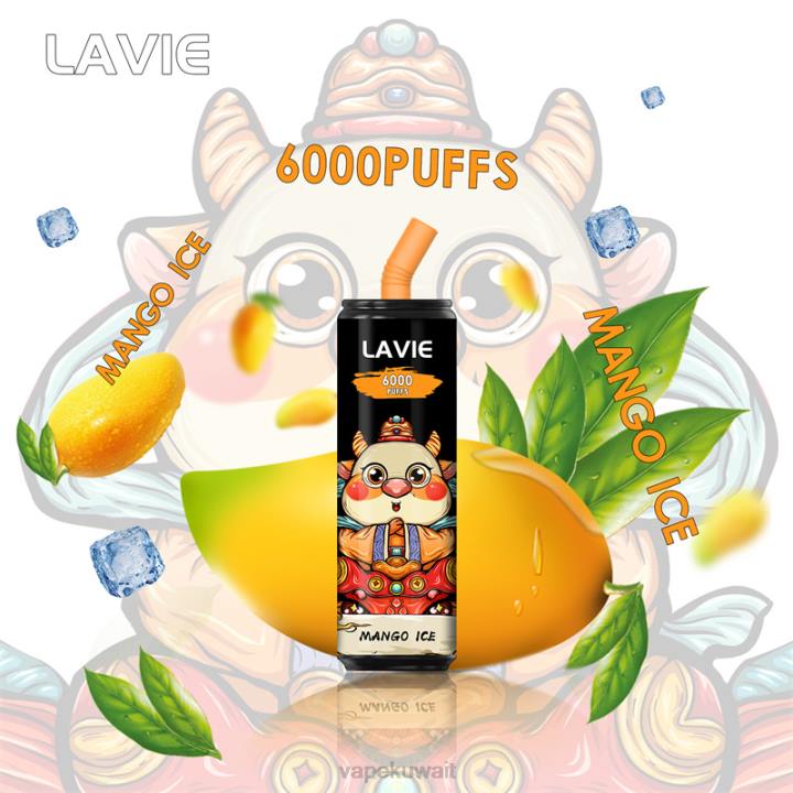 N8RV270 Vape الكويت - جليد المانجو LAVIE Coke BAR 6000 نفث
