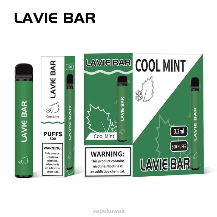 N8RV311 Vape Kuwait - نعناع بارد LAVIE BAR 800 نفث