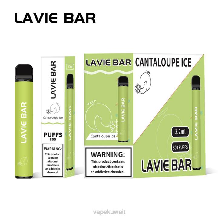 N8RV317 Vape Kuwait - جليد الشمام LAVIE BAR 800 نفث