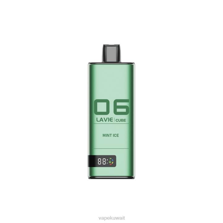 N8RV40 Vape الكويت - جليد النعناع LAVIE Cube 20000 نفخة